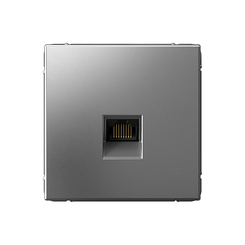 ARTGALLERY РОЗЕТКА компьютерная RJ45, кат. 6A, механизм, СТАЛЬ во Владивостоке