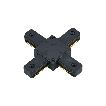 Коннектор X-тип XSB-BL для шинопровода SB черный IN HOME во Владивостоке