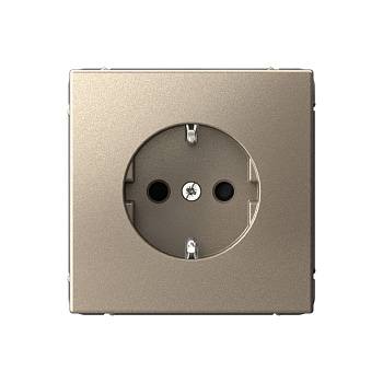 ARTGALLERY РОЗЕТКА с заземлением со шторками, 16А, механизм, ШАМПАНЬ во Владивостоке