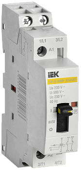 Контактор модульный с ручным управлением КМ20-20МР AC KARAT IEK во Владивостоке