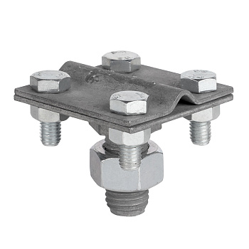 Зажим прута на штыре (пластина 56х56мм) HZ EKF PROxima во Владивостоке