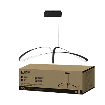 Светильник светодиодный ESTETIKA DALI-FX-90BL 90Вт 230В 3000-6500K 920х245x230мм 1.2м трос ДУ черный IN HOME  – купить кабель и провод оптом и в розницу  Светильник светодиодный ESTETIKA DALI-FX-90BL 90Вт 230В 3000-6500K 920х245x230мм 1.2м трос ДУ черный IN HOME в Владивостоке