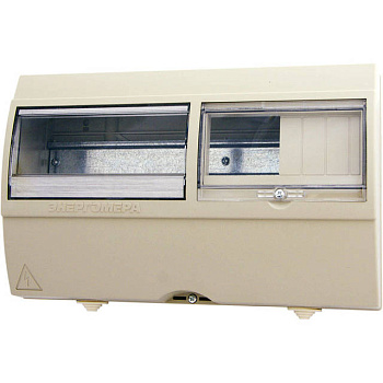 Корпус КШН 6Р-21/У  (6 модулей+трехфазный счетчик) 300х198х96 IP54  – купить щиты пластиковые, металлические оптом и в розницу  Корпус КШН 6Р-21/У  (6 модулей+трехфазный счетчик) 300х198х96 IP54 во Владивостоке