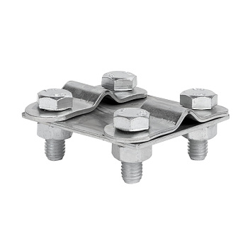 Зажим контрольный прут-прут (пластина 57х57мм) HZ EKF PROxima во Владивостоке