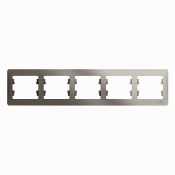 Рамка пятиместная Glossa SE платина во Владивостоке