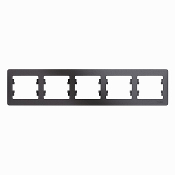 Рамка пятиместная Glossa SE графит во Владивостоке