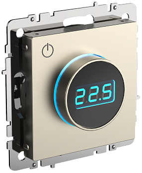 Термостат электронный с индикацией BRITE шампань IEK во Владивостоке