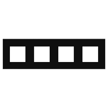 Рамка Avanti "Черный квадрат", 4 поста (8 мод.) DKC во Владивостоке