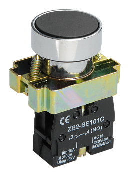 Кнопка управления LAY5-BA21 без подсветки черная 1з IEK во Владивостоке