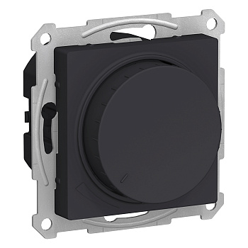 Диммер поворотно-нажимной 630Вт AtlasDesign Schneider Electric карбон во Владивостоке