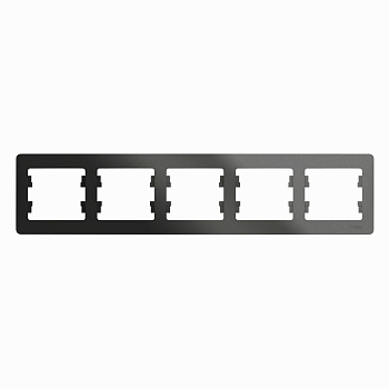 Рамка пятиместная Glossa SE антрацит во Владивостоке