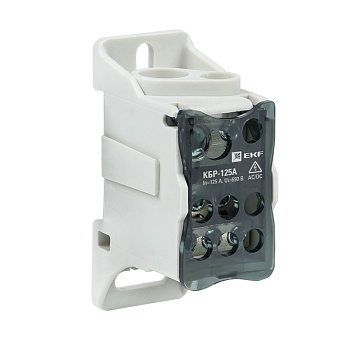 Блок распределительный КБР на DIN-рейку и монтажную панель 125A EKF PROxima во Владивостоке