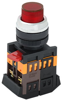 Кнопка ABLFP-22 красная d22мм неон 240В 1з+1р IEK во Владивостоке