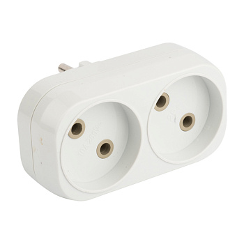 Разветвитель EKF PROxima 2 гнезда плоский 6А 250B во Владивостоке