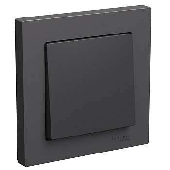 Выключатель одноклавишный AtlasDesign SE базальт в сборе во Владивостоке