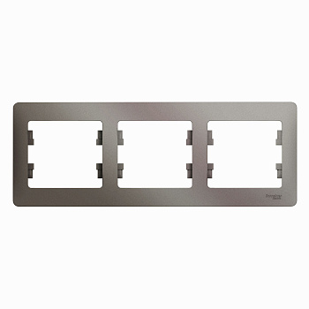 Рамка тройная Glossa SE платина во Владивостоке