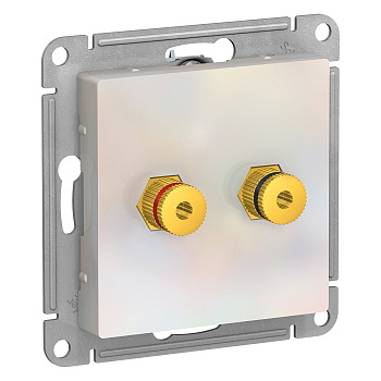 Аудиорозетка 2ая AtlasDesign жемчуг во Владивостоке