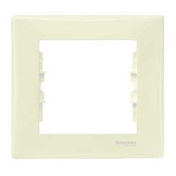 Рамка одинарная SEDNA Schneider Electric крем во Владивостоке