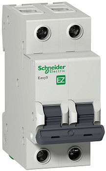 Автоматический выключатель Easy9 2P 25A 4,5кА характеристика C Schneider Electric  – купить силовое и модульное оптом и в розницу  Автоматический выключатель Easy9 2P 25A 4,5кА характеристика C Schneider Electric во Владивостоке