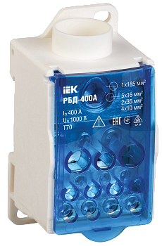 Распределительный блок IEK на DIN-рейку РБД-400А во Владивостоке