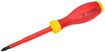Отвертка диэлектрическая PZ2х100 K3 ARMA2L IEK  – купить  ручной и электроинструмент оптом и в розницу  Отвертка диэлектрическая PZ2х100 K3 ARMA2L IEK во Владивостоке