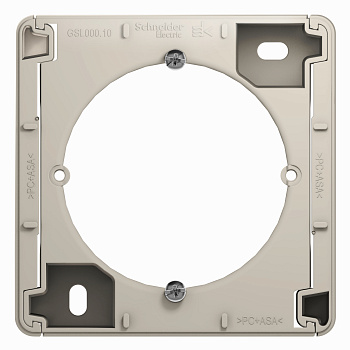 Коробка накладная одинарная Glossa SE молочная во Владивостоке