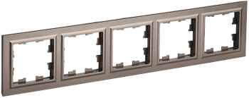 Рамка пятиместная BRITE IEK бронза во Владивостоке