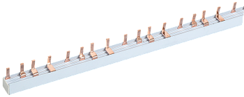 Шина соединительная типа PIN (штырь) 4Р 63А (дл.1м) IEK  – купить щиты пластиковые, металлические оптом и в розницу  Шина соединительная типа PIN (штырь) 4Р 63А (дл.1м) IEK во Владивостоке