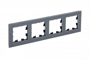 Рамка четырехместная AtlasDesign Nature SE мрамор айс грей во Владивостоке