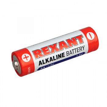 Алкалиновая батарейка AA/LR6 1,5 V 4 шт. блистер REXANT во Владивостоке