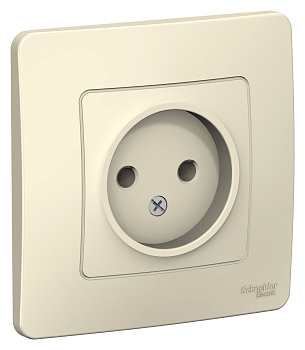 Розетка одинарная BLANCA SE молочная во Владивостоке