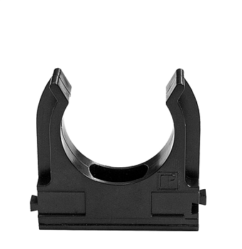 Крепеж-клипса для труб 25 мм черная во Владивостоке