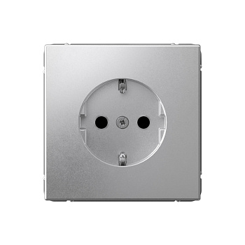 ARTGALLERY РОЗЕТКА с заземлением со шторками, 16А, механизм, АЛЮМИНИЙ во Владивостоке