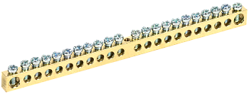 Шина PEN "земля-ноль" 8х12мм 22/1 (22групп/креп по цент) IEK во Владивостоке