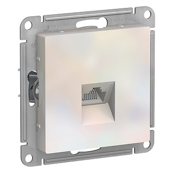 Розетка компьютерная AtlasDesign SE жемчуг во Владивостоке