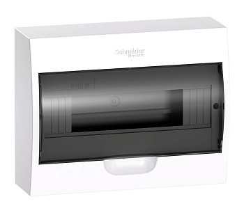 Щит распределительный навесной пластиковый с прозрачной дверью City9 12 мод. 200х256х94 IP40 SE во Владивостоке