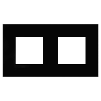 Рамка Avanti "Черный квадрат", 2 поста (4 мод.) DKC во Владивостоке