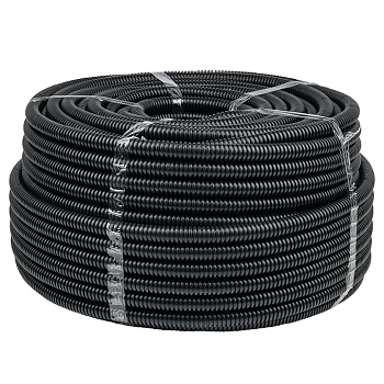 Труба гофрированная FRHF с зондом d20мм черная Plast EKF PROxima во Владивостоке