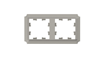 Рамка двойная AtlasDesign SE Antique шампань во Владивостоке