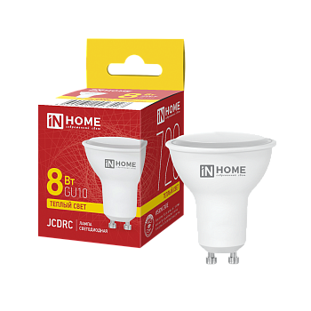 Лампа светодиодная LED-JCDRC-VC 8Вт 230В GU10 3000К 720Лм IN HOME во Владивостоке