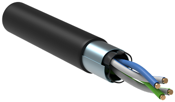 ITK Витая пара F/UTP кат.5E 2х2х24AWG LDPE черный (500м)  – купить кабель и провод оптом и в розницу  ITK Витая пара F/UTP кат.5E 2х2х24AWG LDPE черный (500м) во Владивостоке