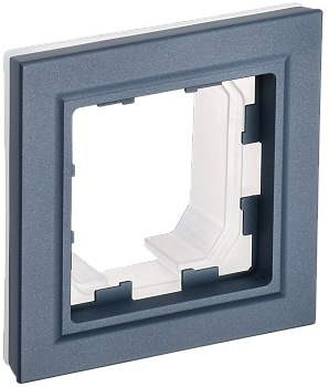 Рамка одинарная IP44 BRITE IEK маренго во Владивостоке