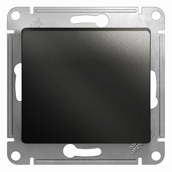 Выключатель одноклавишный Glossa SE антрацит во Владивостоке