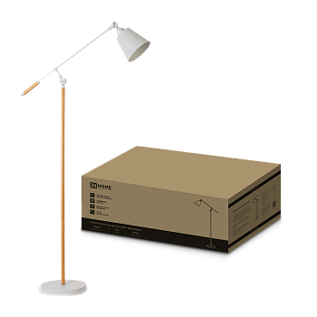 Светильник напольный под лампу ТНО 01К-Е27Б 230В белый плафон, белый корпус IN HOME  – купить кабель и провод оптом и в розницу  Светильник напольный под лампу ТНО 01К-Е27Б 230В белый плафон, белый корпус IN HOME во Владивостоке