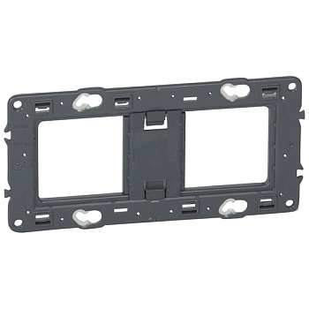 Суппорт Legrand MOSAIC 4 модуля для крепления на винтах белый во Владивостоке