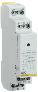 Реле промежуточное OIR 3 контакта 8А 24В AC/DC IEK во Владивостоке