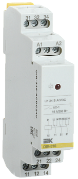 Реле промежуточное OIR 3 контакта 16А 24В AC/DC IEK во Владивостоке