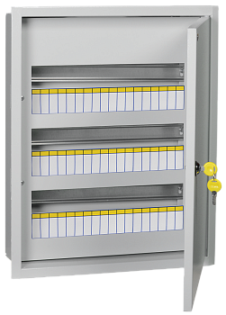 TITAN 3 Корпус металлический ЩРв-54 (540х440х120) IP31 IEK  – купить щиты пластиковые, металлические оптом и в розницу  TITAN 3 Корпус металлический ЩРв-54 (540х440х120) IP31 IEK во Владивостоке