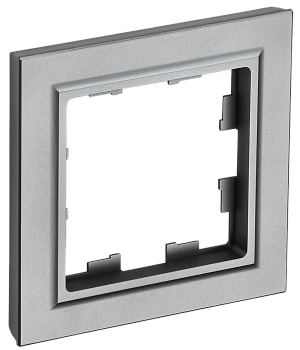 Рамка одинарная BRITE IEK сталь во Владивостоке