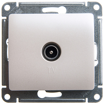 Розетка телевизионная антенна коннектор Glossa SE перламутр во Владивостоке